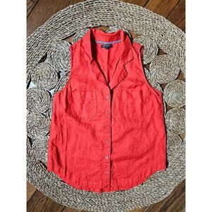 For Cynthia 100% Linen Top Size S